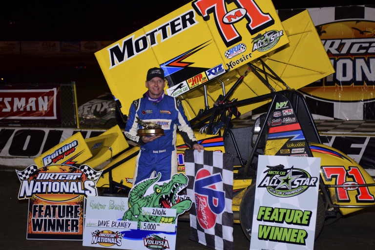 Dave Blaney Scores Arctic Cat All Star Opener at DIRTcar Nationals