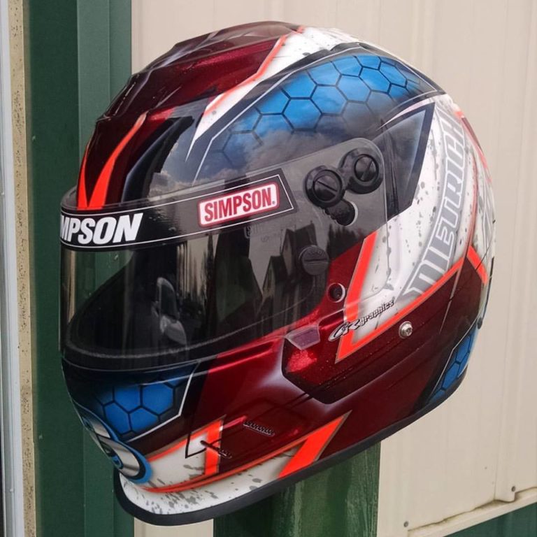 Danny Dietrich conducts helmet raffle to support Cory Hinkle’s fight against cancer