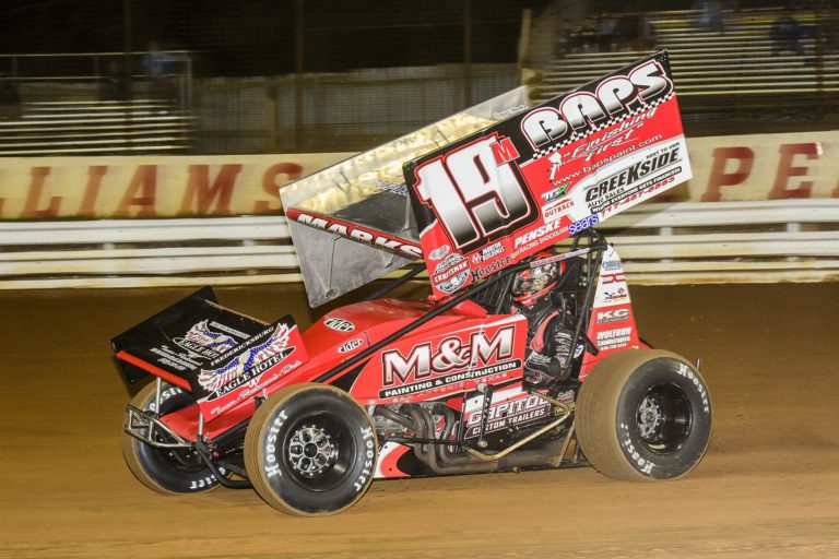 Trio of top-ten finishes propels Brent Marks into World of Outlaws doubleheader