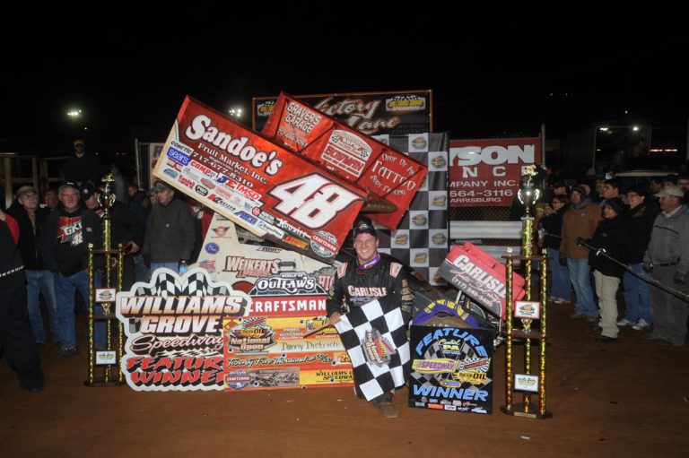 Dietrich earns National Open win worth $25,000, Port Royal Speedway on deck