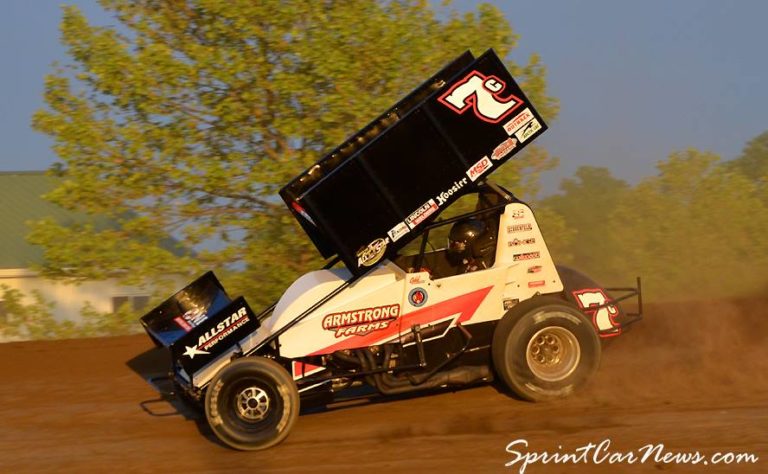 Armstrong Enters Ohio Sprint Speedweek Second in ASCoC Points, Eager for Eight Races in Nine Days