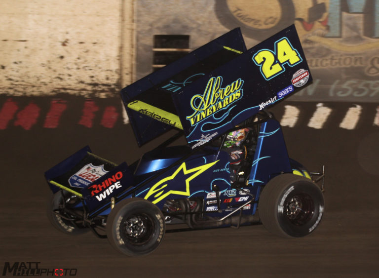 Rico Abreu records top-ten in Tulare; Shows speed in Stockton