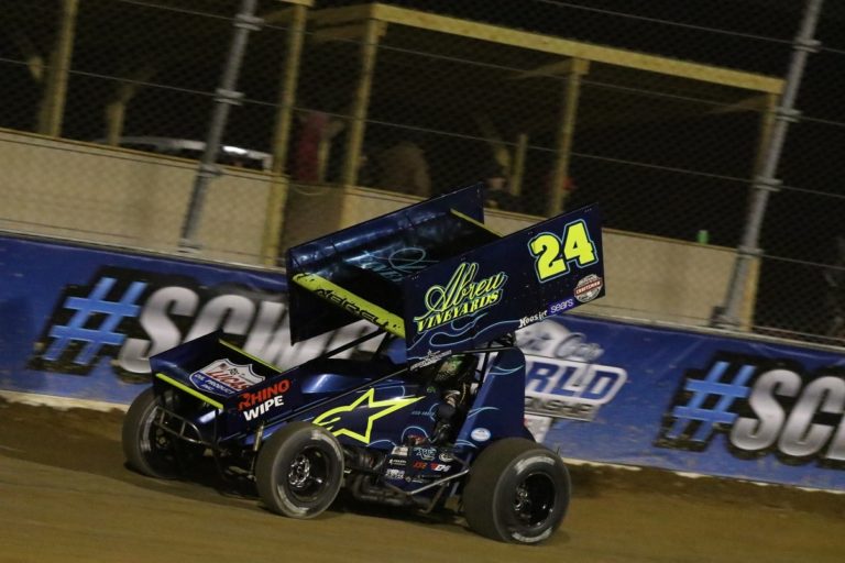 Rico Abreu rebounds from flat to finish ninth during Sprint Car World Championship