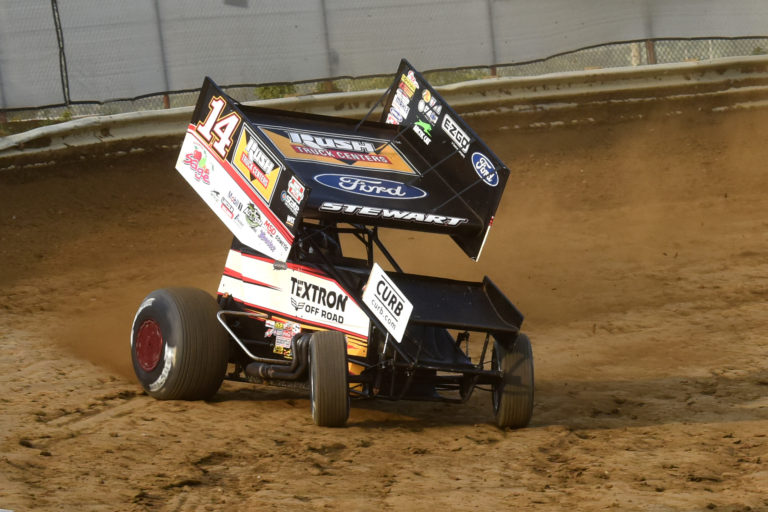 Tony Stewart earns All Star top-ten during visit to Plymouth Speedway