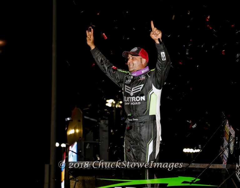 Schatz scores 12th win of Outlaw season at Knoxville; secures runner-up finish on night two