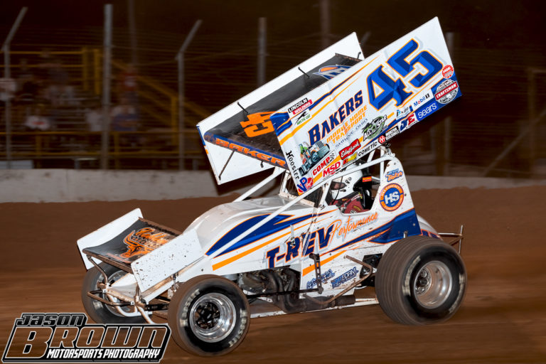 Trevor Baker cracks into the top-ten at Lernerville Speedway