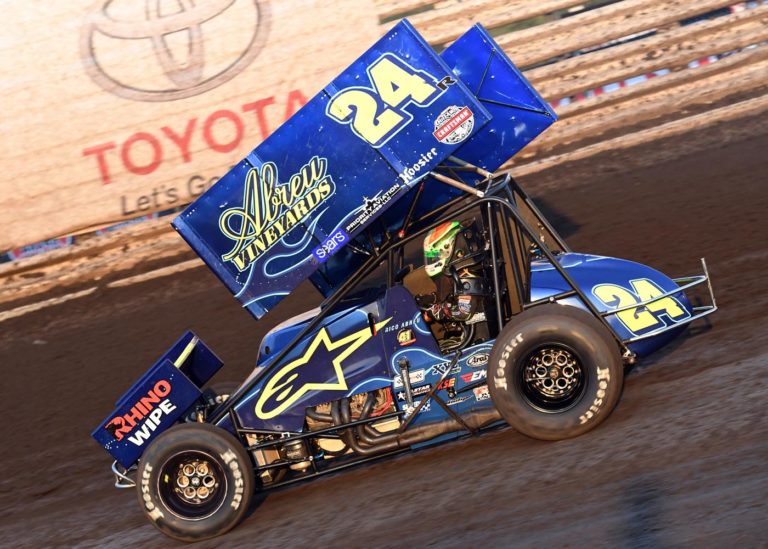 Abreu finishes second during Knoxville Nationals preliminary, qualifies for Knoxville Nationals A-main