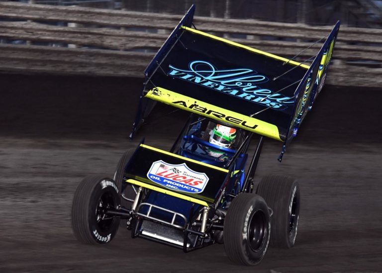 Rico Abreu battles for Outlaw top-ten at Red River Valley Speedway