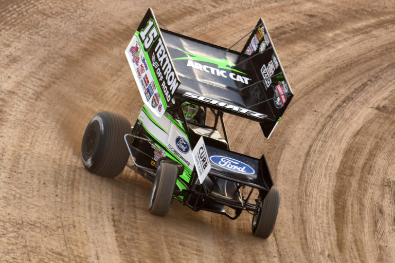 Schatz rebounds for podium at Lernerville after frustrating Eldora visit