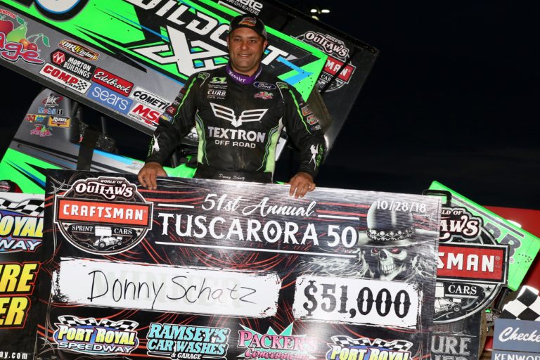 Donny Schatz earns historic Port Royal payday during 51st Tuscarora 50