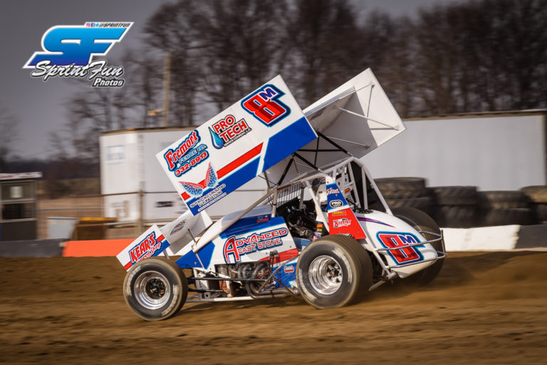 Michael back in the top-ten at Attica Raceway Park