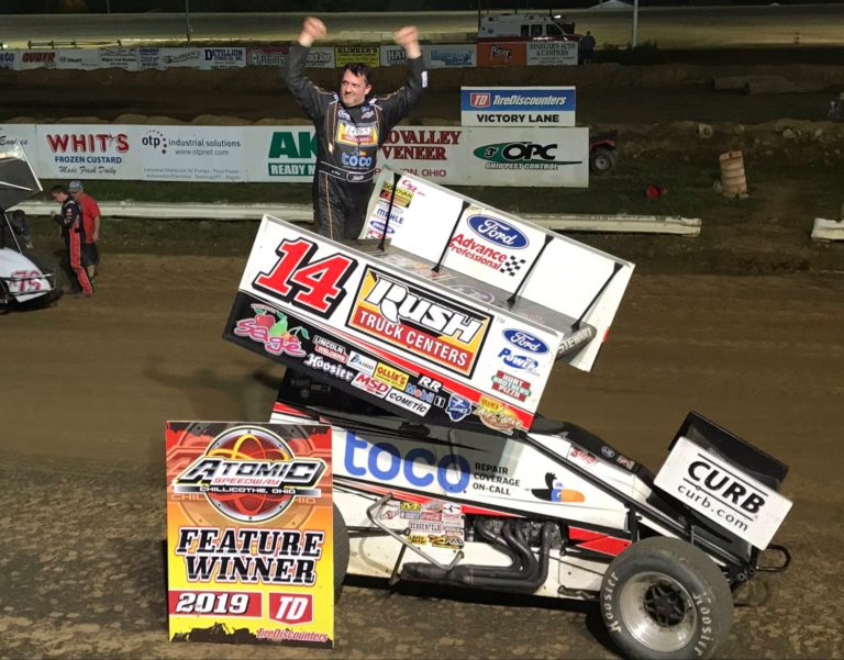 Smoke earns win #5 during Atomic Speedway start