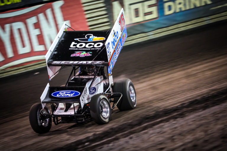 Schatz earns top-five during Knoxville visit