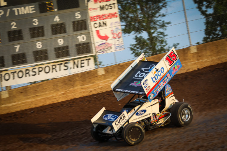 Schatz finishes seventh during Beaver Dam Raceway visit