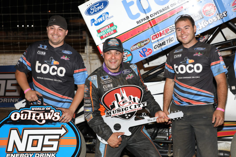 Donny Schatz gets third win of season during Nashville’s Music City Outlaw Nationals