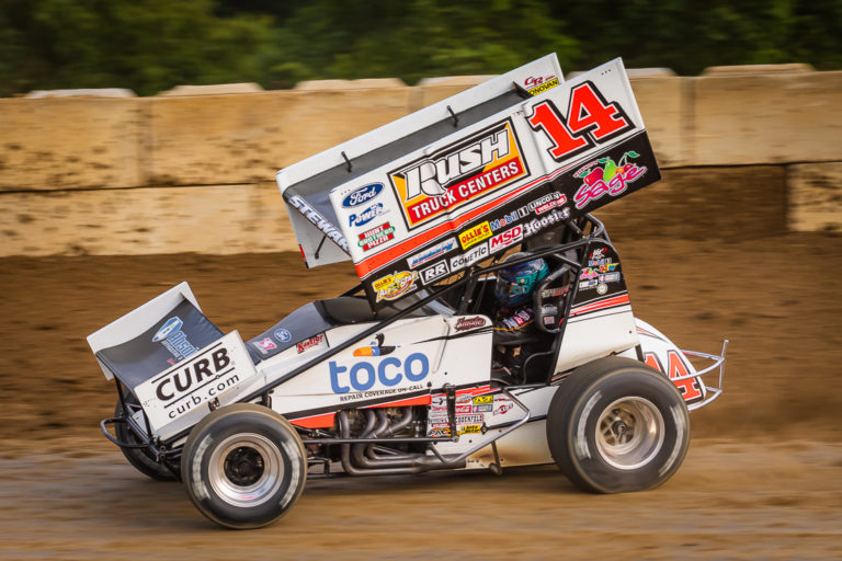 Stewart experiences tough luck during Ohio Sprint Speedweek