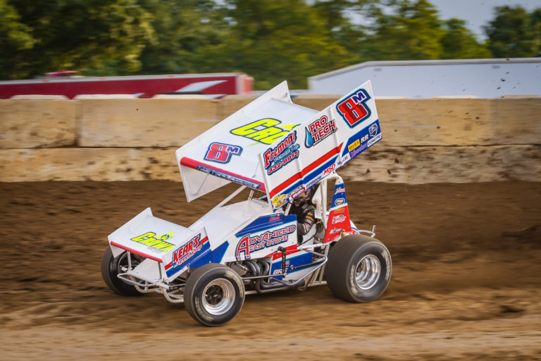 Michael earns top-ten at Attica, podium at Wayne County