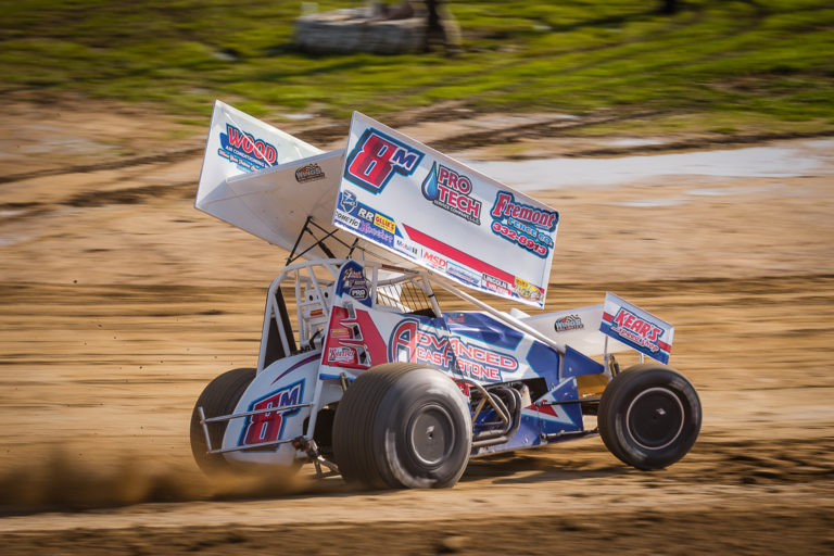 Michael scores back-to-back top-tens including podium at Wayne County Speedway