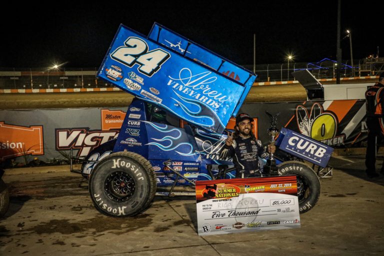 Rico Abreu earns victory at Ohsweken, three podium finishes in five starts