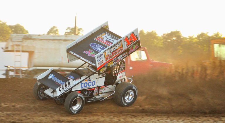 Tony Stewart and Tim Shaffer combine for trio of top-tens including podium at Atomic Speedway