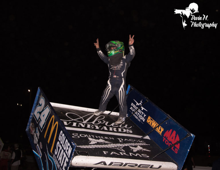 Abreu wins Louie Vermeil Classic at Calistoga; Four nights at Silver Dollar ahead