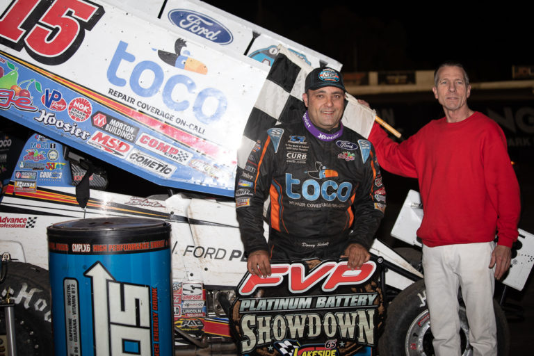 Donny Schatz drives Ford to World of Outlaws victory in Kansas City