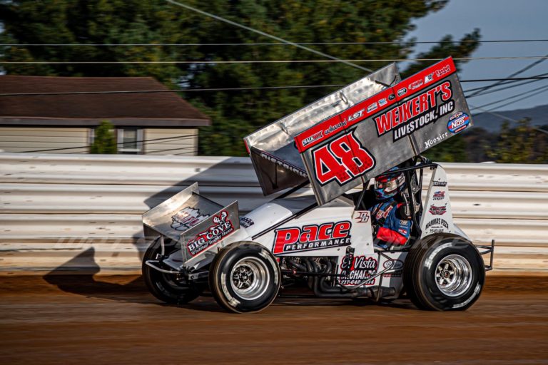 Mechanical woes end Dietrich’s Open Wheel Madness; World of Outlaws Nittany Showdown next