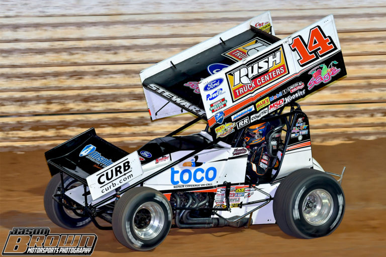 Tony Stewart earns podium during Vankor Texas Sprint Car Nationals