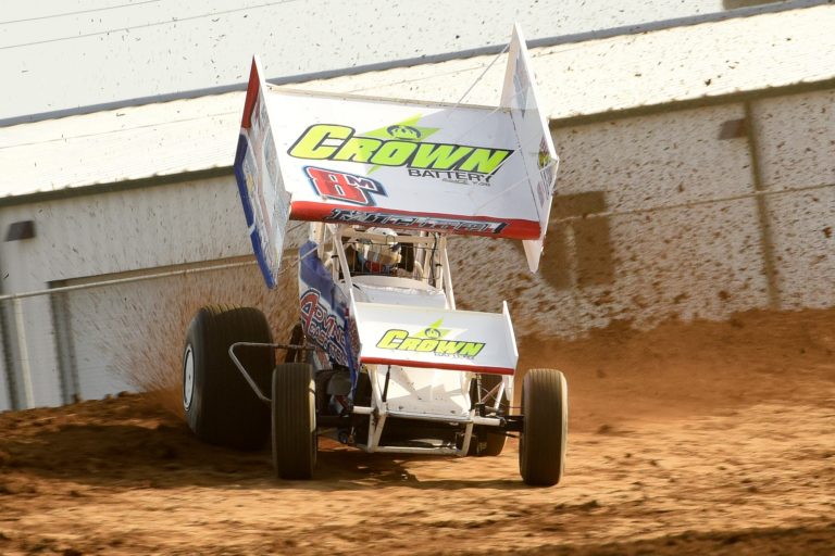 Michael hard charges for top-five at Attica