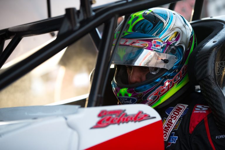 Donny Schatz hard charges to a top-ten during Huset’s 20K finale