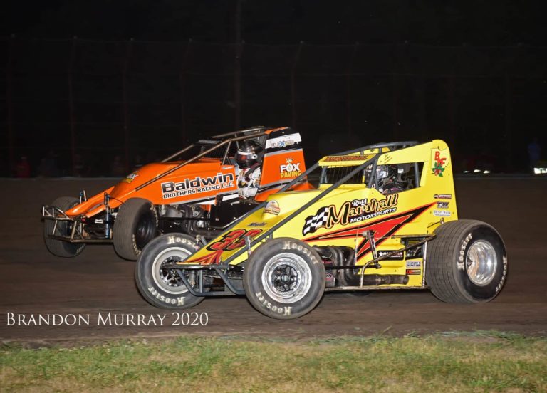 Matt Westfall charges to a podium finish at Gas City