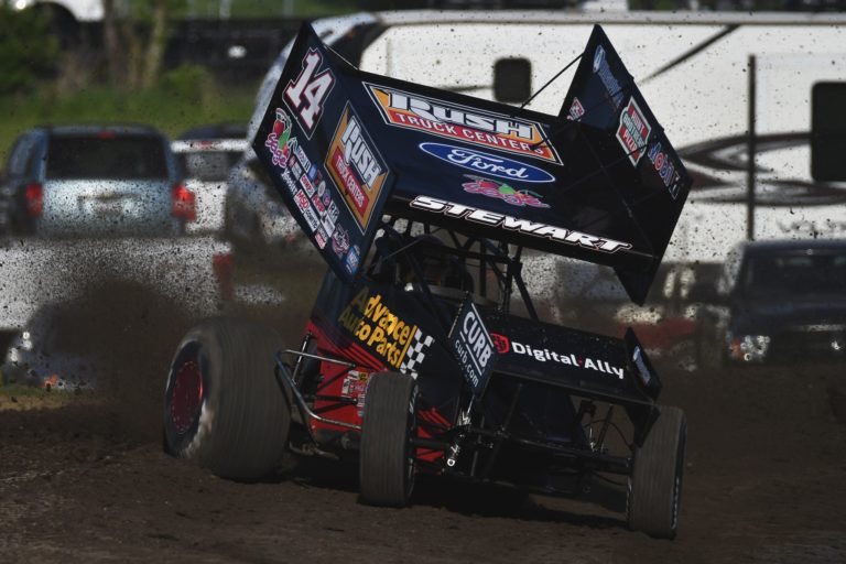 Kerry Madsen guides TSR No. 14 to All Star top-tens at Circle City and Gas City