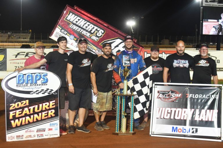 Danny Dietrich rallies big to earn All Star victory at BAPS; Four-race Labor Day weekend ahead