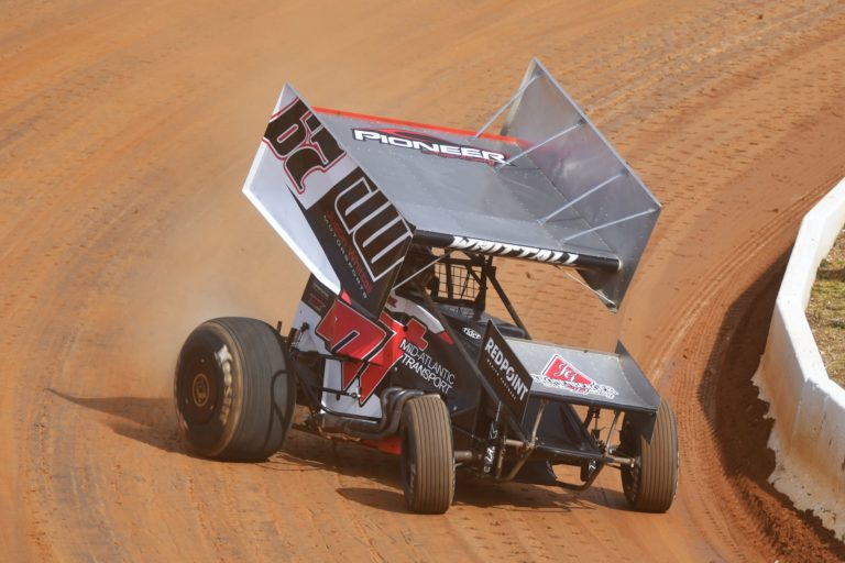 Justin Whittall rockets to a top-five at Port Royal Speedway