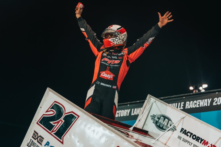 Brian Brown earns historic victory at Knoxville Raceway; Eldora Speedway plans in the works