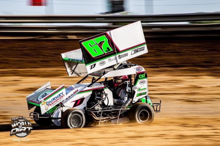 JJ Loss and JKL Racing qualify for Highbanks Hustle A-Main at Southern Illinois Raceway