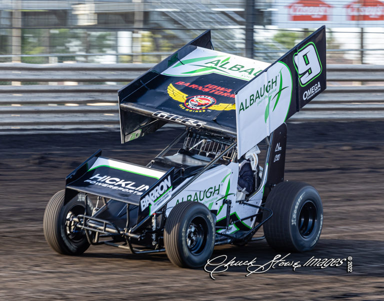 Ryan Giles keeps July on track with second consecutive top-ten at Knoxville Raceway