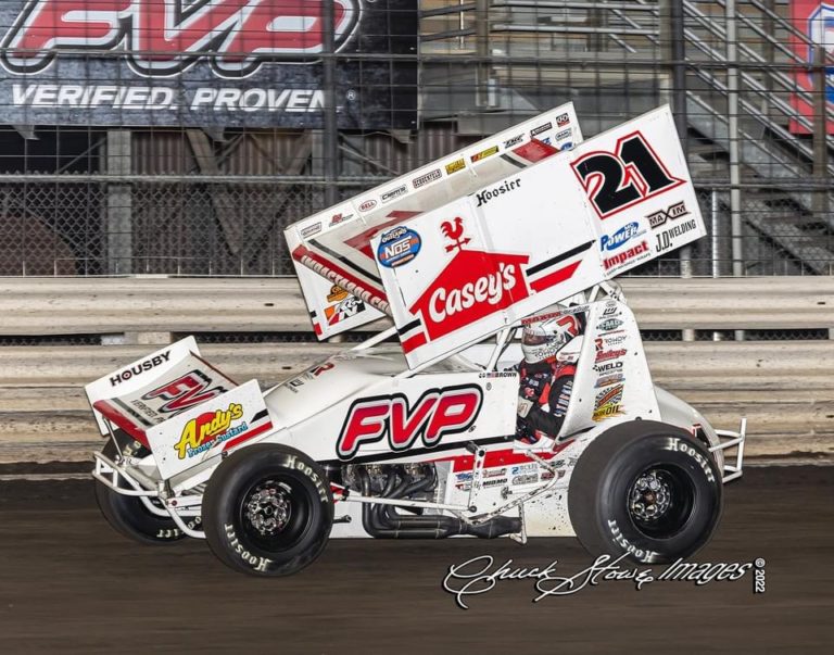 Brown almost perfect in Knoxville 360 start; All Star tripleheader including Rayce Rudeen Foundation Race on deck