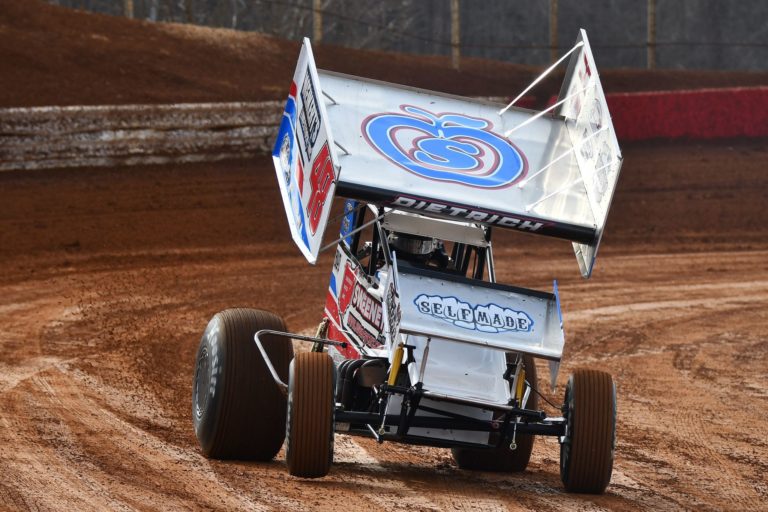 Dietrich rolls from 12th to score top-five at The Speed Palace