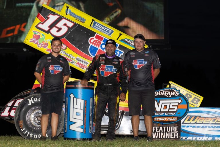 Schatz back on top at Weedsport Speedway; Ironman 55 to open August slate