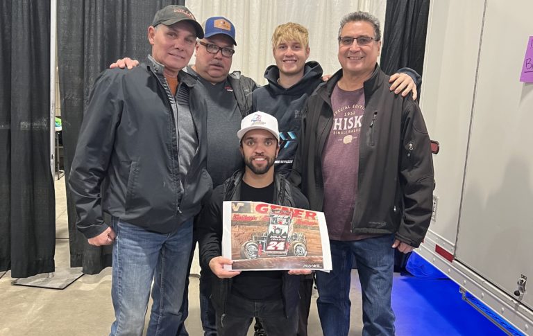 WELCOME ABOARD: Hill’s Racing and Cigar Port aid in Abreu’s Chili Bowl success