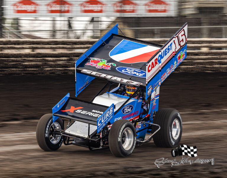 Donny Schatz rallies big in two-day visit to Knoxville Raceway; Beaver Dam double next