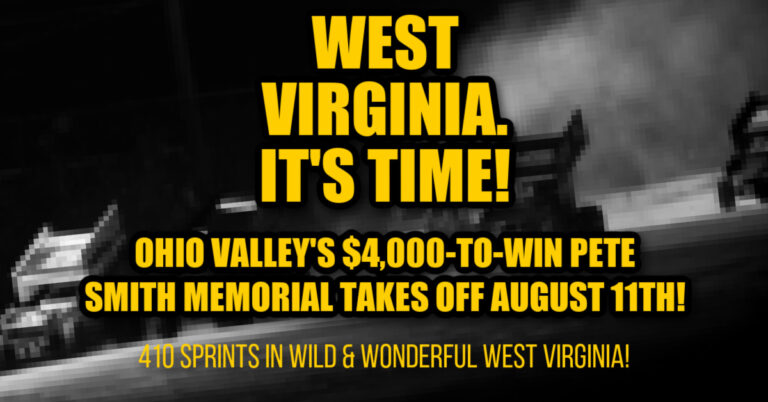 410 Sprints to invade Ohio Valley for $4,000-to-win Pete Smith Memorial August 11