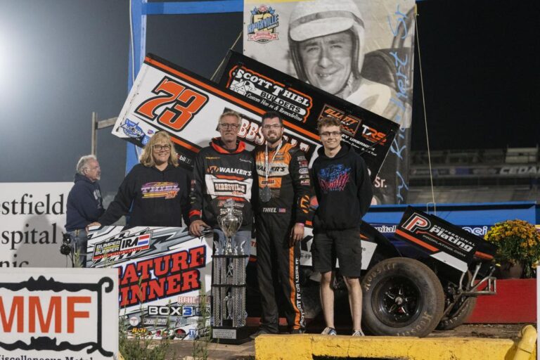 Thiel victorious two weekends in a row with Jerry Richert Memorial triumph at Cedar Lake