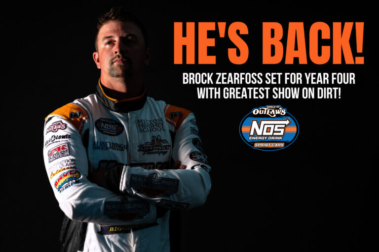 Brock Zearfoss to rejoin World of Outlaws Sprint Car Series in 2024