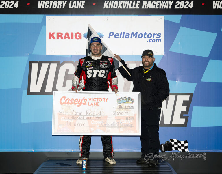 Aaron Reutzel & RSR on top in Knoxville Raceway season opener