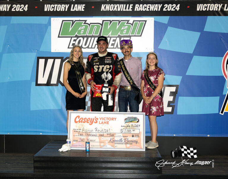 Aaron Reutzel and RSR cap Knoxville visit with double podium, fifth 360 victory