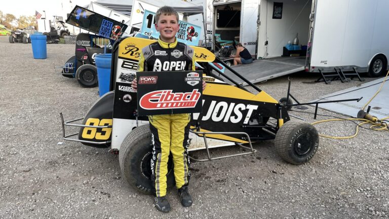 Hutchison impressive in family team debut; Southern Illinois Raceway double on deck