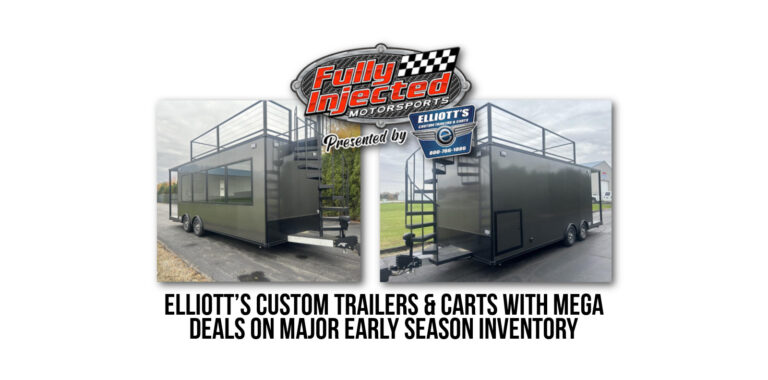 Elliott’s Custom Trailers & Carts with mega deals on major early season inventory