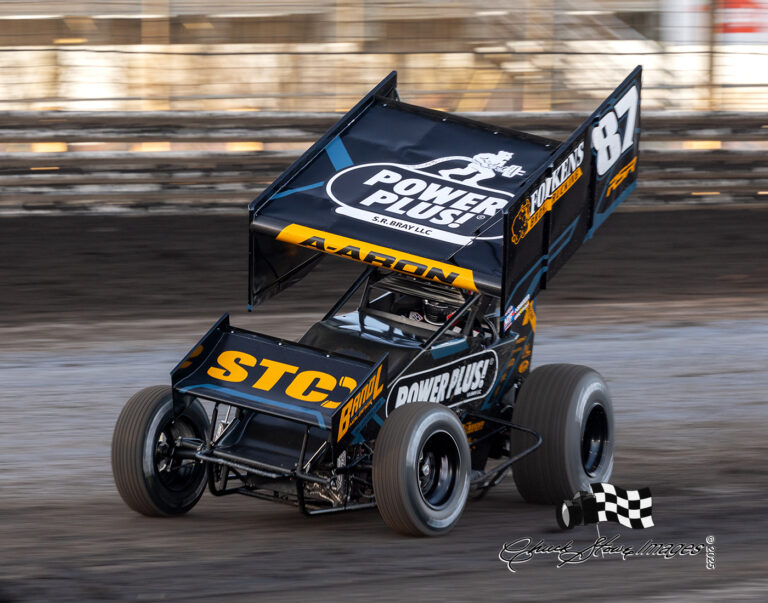 Reutzel races to a top-five with Outlaws at Knoxville; Set to return Saturday